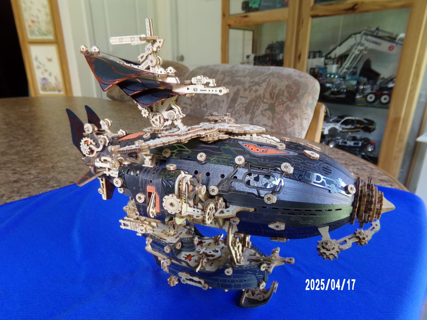 DIY Puuzzle | Steampunk Navigator Airship 3D Wooden Puzzle Kit Customer Review