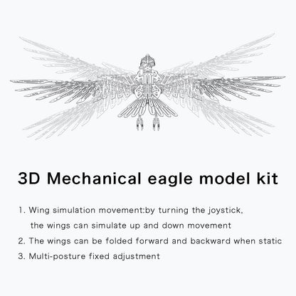 DIY Puuzzle | Majestic 3D Metal Mechanical Eagle Model Kit