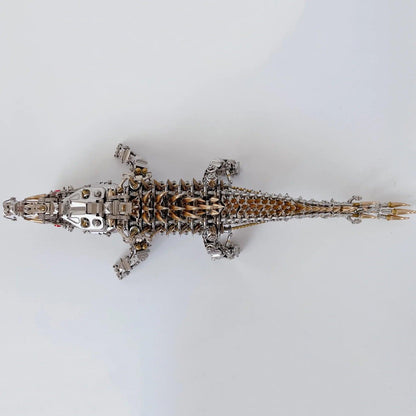 DIY Puuzzle™ | Mechanical Crocodile Metal Sculpture - DIY Puuzzle