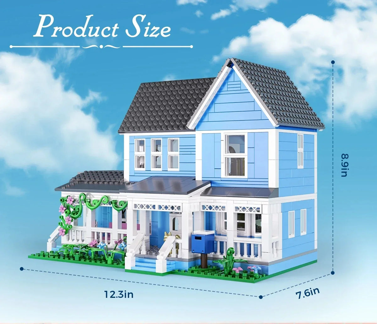 DIY Puuzzle Gilmore Girls house building set with 1107 LEGO compatible blocks perfect gift for TV series fans
