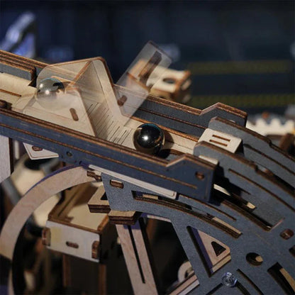 DIY Puuzzle™ | Cosmic Marble Labyrinth - 3D Wooden Mechanical Model Kit - DIY Puuzzle