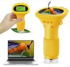 1000X digital microscope for kids with a bright handheld screen for insects, leaves and hands-on STEM science, Yellow