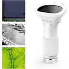 1000X microscope with a macro lens for coin and stamp inspection plus insect, plant and mineral detail, White