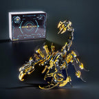 Golden Black scorpion king model kit with a retail gift box, a 48-piece stainless steel puzzle for collectors and gifting