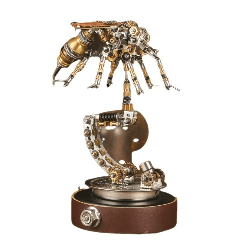 3D metal termite model kit with a display holder, 295 stainless steel parts screwed together for an adult desk build Termine With Holder