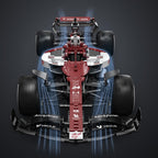 Formula 1 building block car capturing the Alfa Romeo C42 front wing and aero styling, a 1:8 with 1868 pcs showcase piece