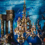 Atlantis Legends metal model among sunken columns and coral, an advanced 280 piece steel and brass kit for fantasy fans