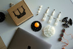 ball balancing robot kit in gift packaging with foam tray, educational STEM robotics gift for engineers, students and makers