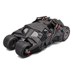 2008 Dark Knight Tumbler Batmobile diecast metal model with LED lights and engine sound for Batman fans and collectors 2008 Black version.