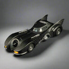 Dark Knight Batmobile diecast collectible with detailed cockpit and glowing headlights for fans of iconic film cars 1995 2 Tail version.