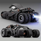 Detailed Batmobile diecast car model with opening canopy and rolling wheels for collectors and diecast car lovers 1995 1 Tail and 1995 2 Tail versions.