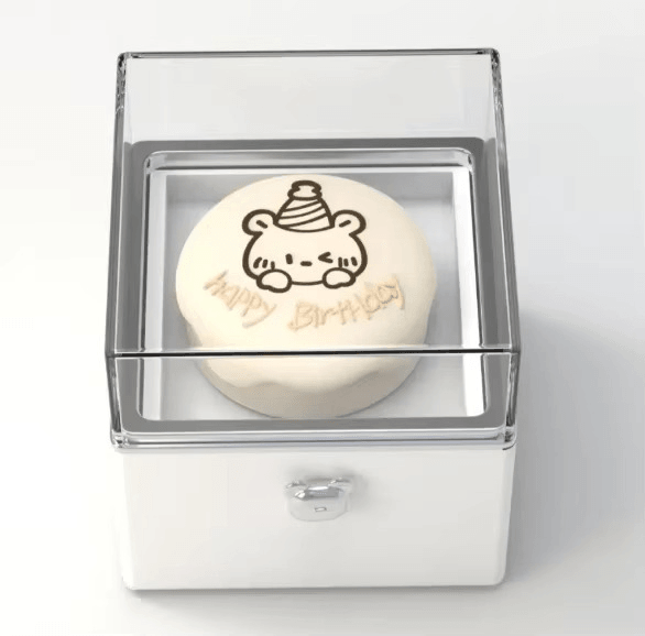 LED bear ring box that lights up warm white when the lid lifts for a glowing proposal and engagement reveal