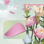 Textured petals in a soft Morandi color palette, a blooming flower puzzle and cottagecore desk decor that never wilts