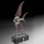 Red angelfish 3D metal model kit boxed as a build it yourself gift for hobbyists, 500 stainless steel no glue pieces. Red