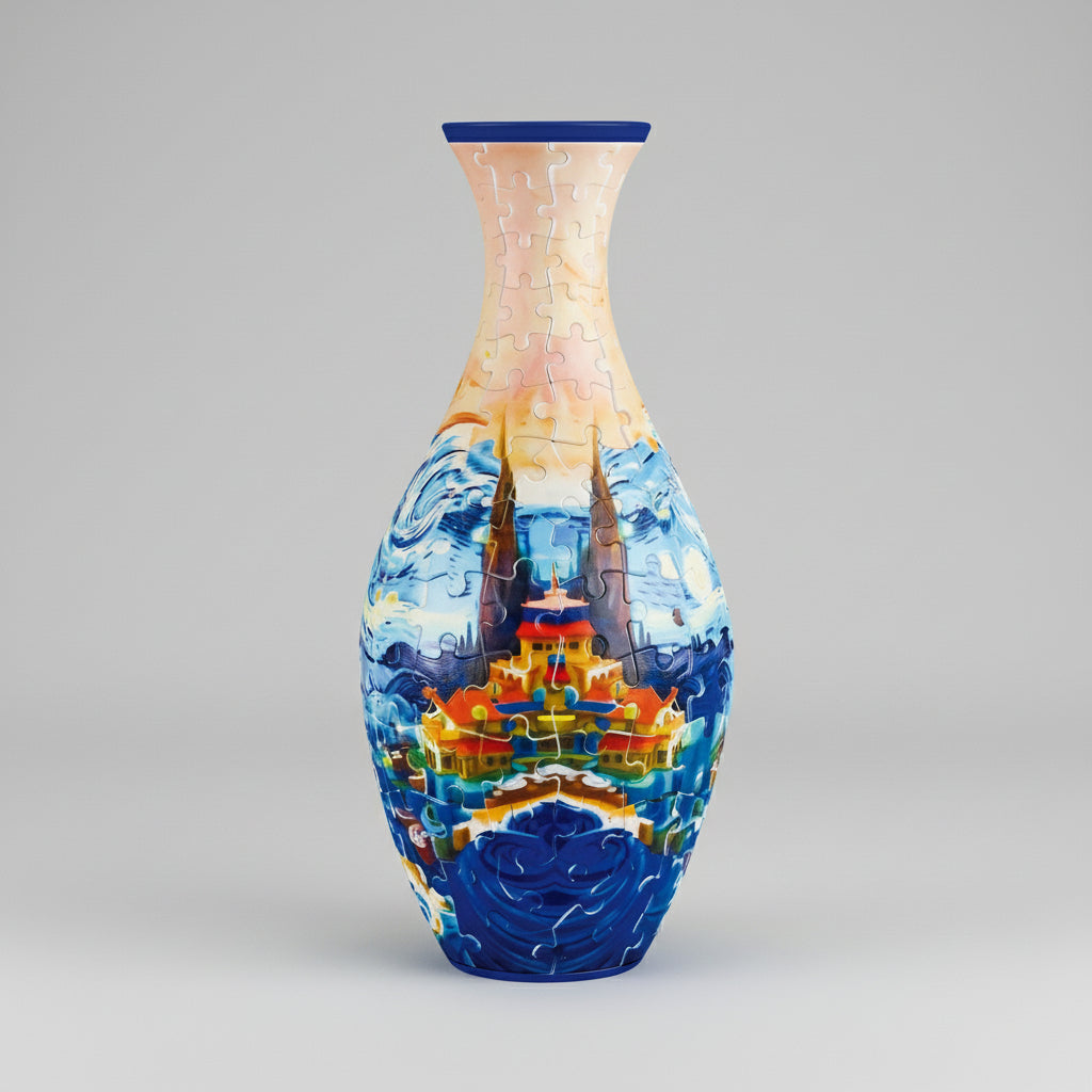 DIY Puuzzle™ | Creative 3D Puzzle Flower Vase - DIY Puuzzle