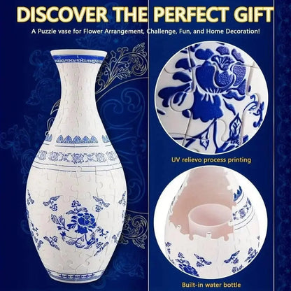 DIY Puuzzle™ | Creative 3D Puzzle Flower Vase - DIY Puuzzle