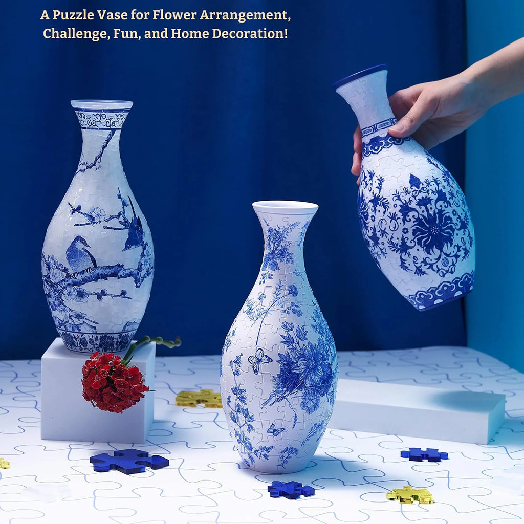DIY Puuzzle | Creative 3D Puzzle Flower Vase