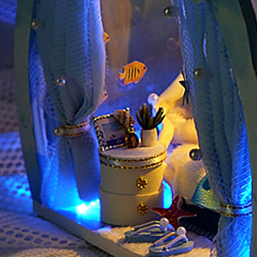 Deep sea dollhouse craft kit, a rewarding miniature building gift for teens, adults, and dollhouse hobby enthusiasts