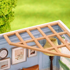 Warm Moment miniature room kit that builds a snug lamplit scene for miniature enthusiasts and dollhouse kit collectors