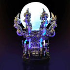 Mechanical punk dragon claw metal sculpture with over 1000 stainless steel parts for fantasy desk decor and shelves