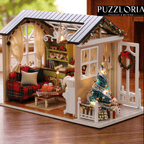 1:24 scale miniature building set for adult hobbyists who enjoy detailed seasonal model making and decor