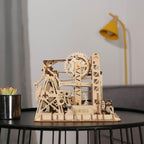 STEM building puzzle for ages 8 and up that turns gears and gravity into hands on learning for kids, teens, and adults