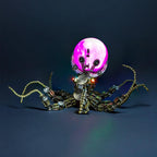 Screen-free 3D metal puzzle kit that builds a mechanical kraken over several hours for teens and adult model makers Moon light Galaxy Light