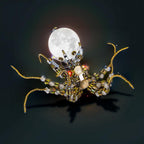 Collectible steel octopus model and steampunk sea creature sculpture for marine hobbyists and mechanical puzzle fans Moon light Sky Light