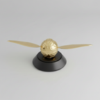 Golden Snitch Solar Car Air Freshener Dashboard Ornament with Flapping Wings for Wizard Fans
