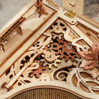Musical wooden puzzle gift for adult model builders, music lovers, and puzzle collectors who enjoy piano decor