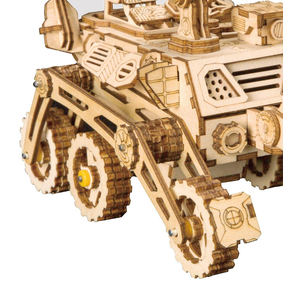 NASA inspired planetary rover building kit with realistic scientific instruments, STEM gift for kids ages 8 and up