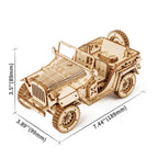 Compact wooden car model about 189 mm long that fits a desk, shelf, or collection cabinet as a finished display piece