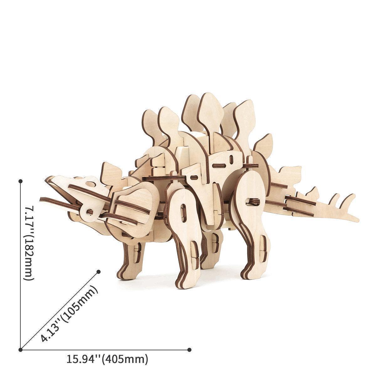 Walking dinosaur robot gift for dinosaur fans, an interactive Jurassic building toy and display piece for kids