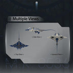 Wire-free no-glue manta ray metal assembly kit with adjustable motion for adult desk display collectors
