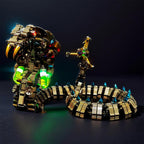70 cm mechanical cobra sculpture as an eye catching shelf and cabinet centerpiece for reptile loving collectors