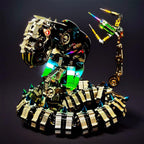 Metal cobra model kit gift for snake fans reptile lovers and engineering hobbyists on birthdays and holidays