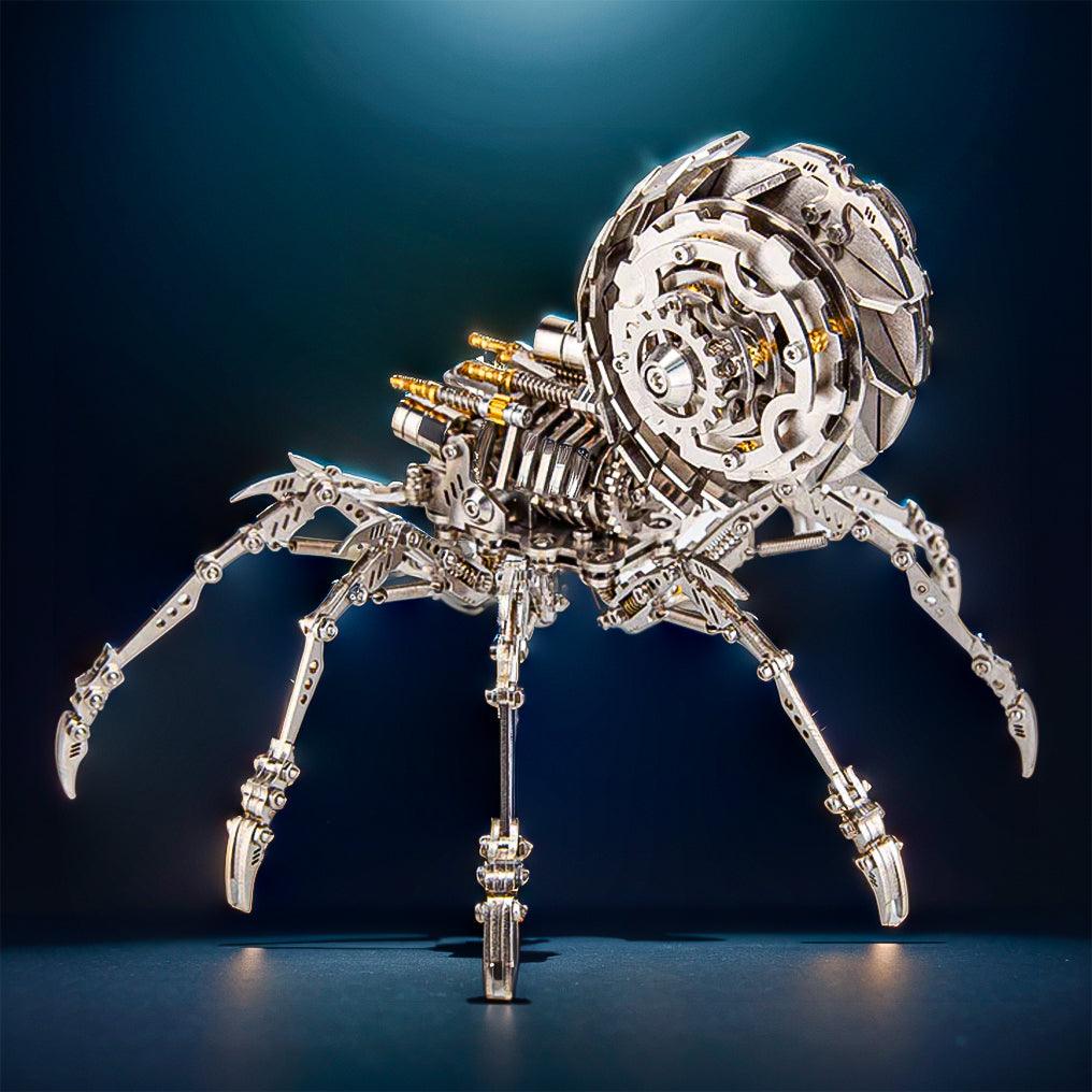 Metal spider puzzle that sharpens spatial reasoning, a glue free 304 stainless steel build for adult puzzle fans