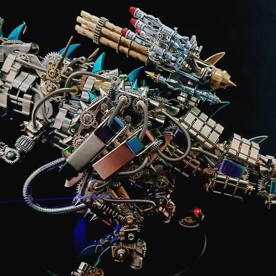 Expert level 3D metal dinosaur puzzle for experienced builders who enjoy a long and challenging model build