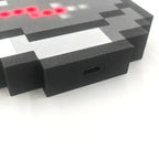 Real working Minecraft compass cosplay prop and direction finder for gaming conventions, hiking, and backpacks