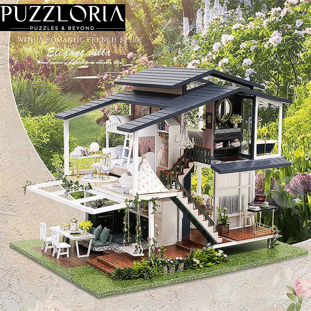 1:24 scale miniature model building set for adult art lovers who enjoy detailed handmade home studio decor