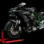 Ninja H2R RC superbike model with engine sound effects and working lights, a 1:6 scale diecast display piece