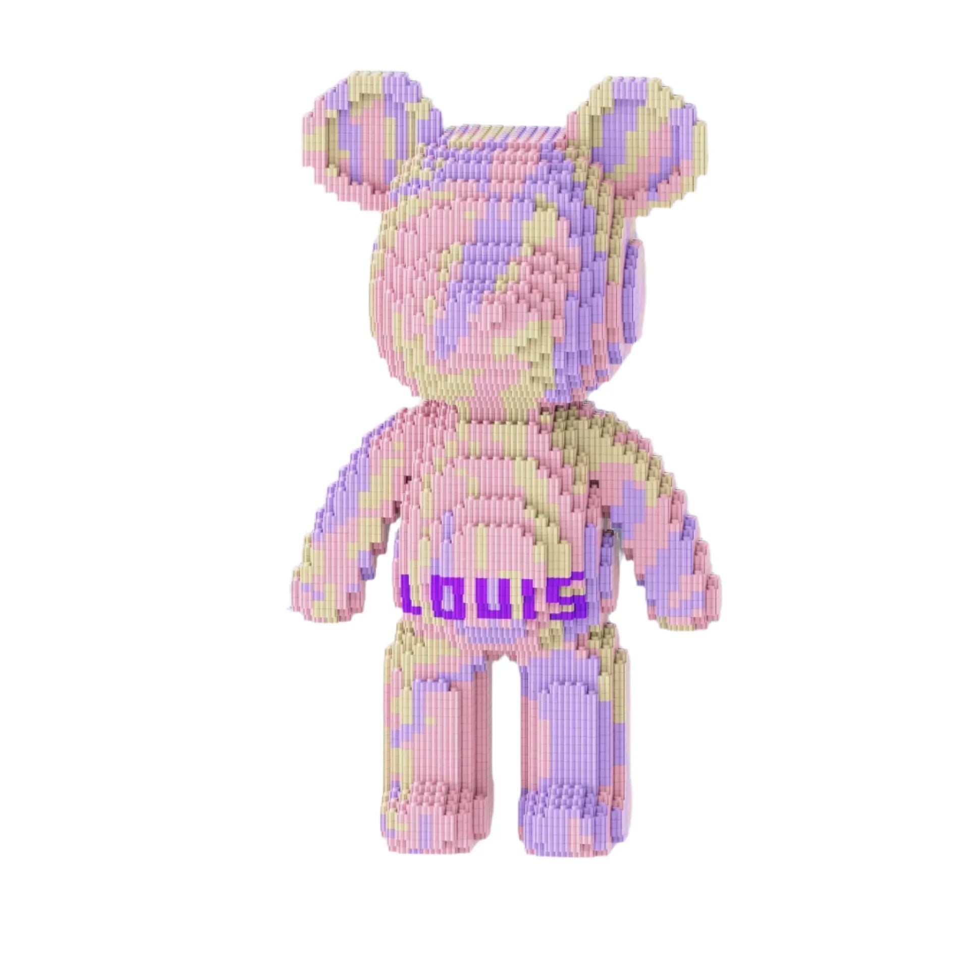 Oversized bear building blocks gift set, 3688 micro bricks and a relaxing 10 to 15 hour build for teens 5536
