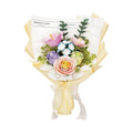 Romantic floral bouquet diy 3d puzzle that builds an everlasting centerpiece and makes a heartfelt gift for her
