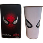 Spider-Man color changing cup with glow in the dark eyes and Spider-Man gift box, Marvel stainless steel collectible 500ml 700ml