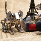Metal mouse assembly kit and desk decor gift for engineers, model builders and hands-on hobby puzzle fans