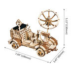 Terrain Rambler rover shown to scale as compact desk decor, a solar powered STEM building toy and space gift for kids 8 and up