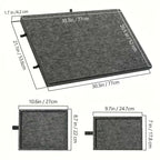 Foldable felt puzzle table lets seniors and families enjoy jigsaw puzzles with easy piece sorting and storage Grey