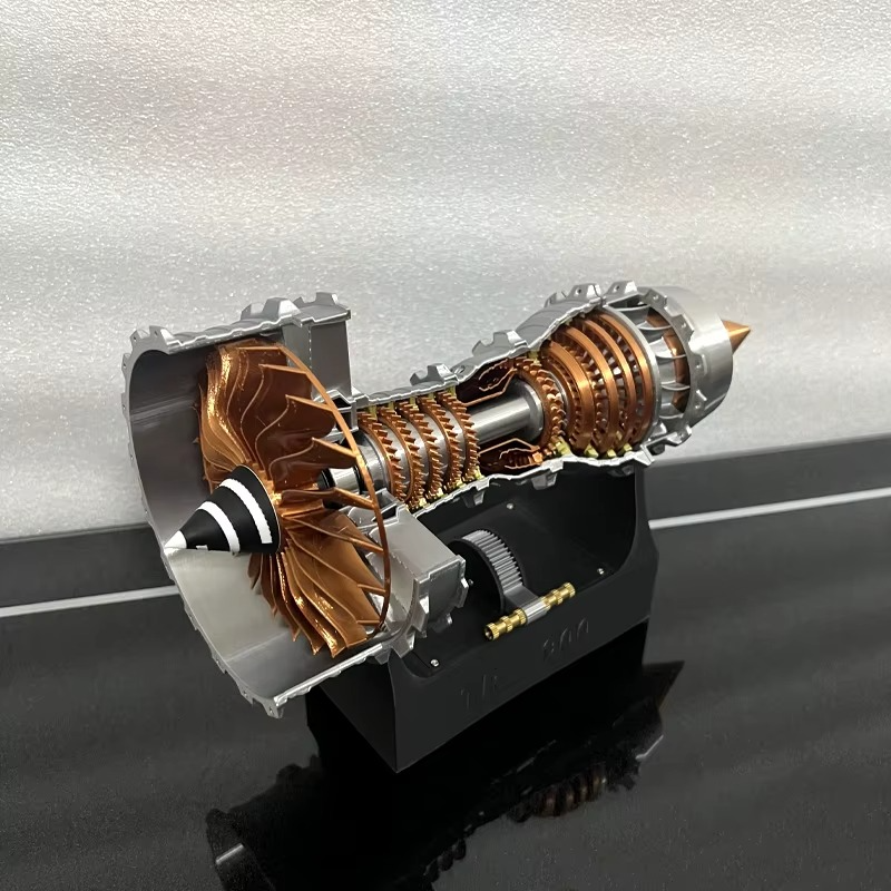 TR900 turbofan engine model kit with 3D printed parts for a hands-on STEM build for students and teachers Diy Kits