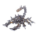 War scorpion 3D metal puzzle model kit with articulated stainless steel body and poseable jointed tail for desk display