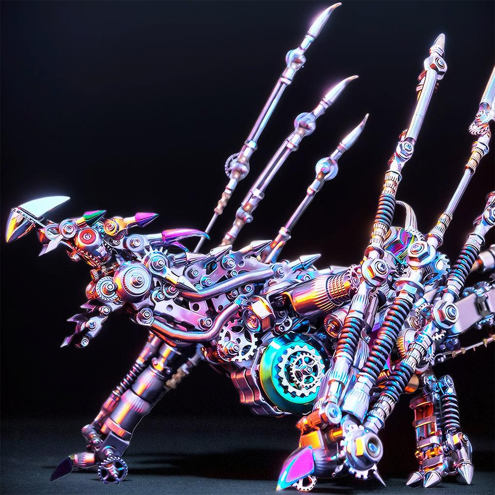 1390 piece metal dragon building kit with screw fit no glue assembly for patient adult model builders